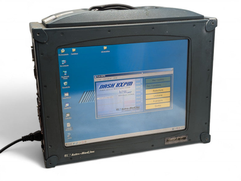 DASH 8XPM AstroMed Power Monitor Data Acquisition Recorder -