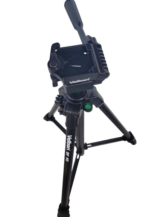 Velbon DF-40 Tripod W/2-Way Head For Photo OR Video Lightweight Q!