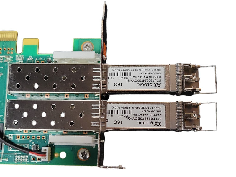 Qlogic QLE2672 16Gb Dual Port SFP+ FC HBA Server Card, LP Bracket _