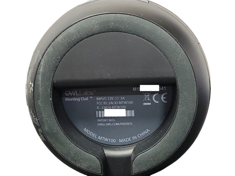 Owl Labs MTW100 Meeting Owl 7 12V Video Conferencing Camera, READ _