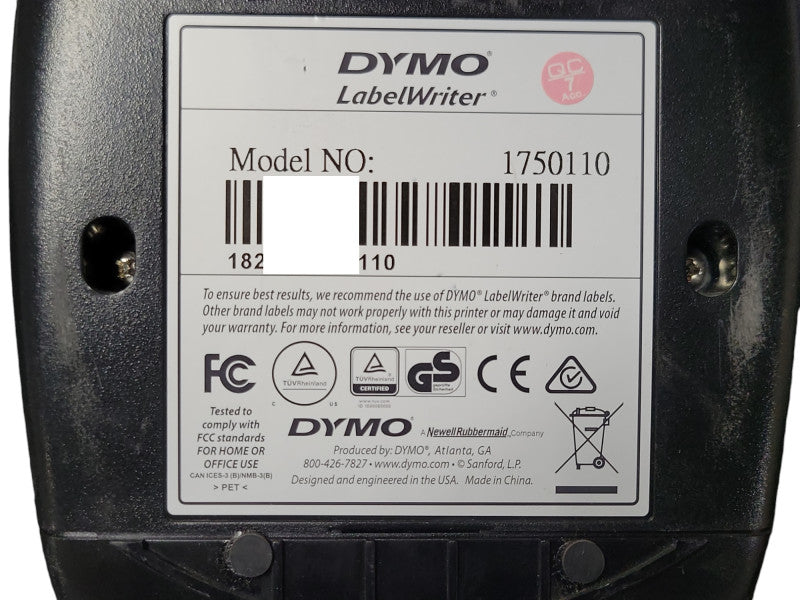 Dymo LabelWriter 450 Thermal Label writer 1750110 printer, READ _