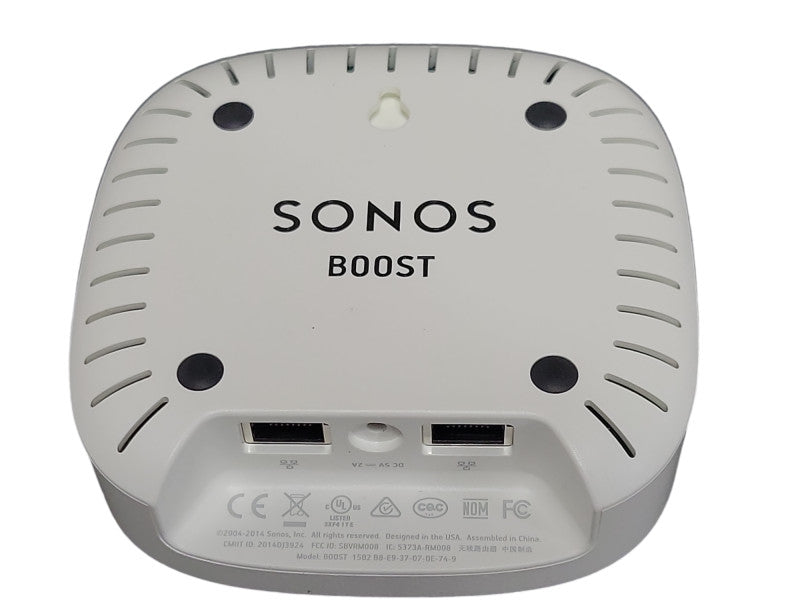 Sonos Boost White Smart Wireless Speaker Transmitter With Charger And Etherne _