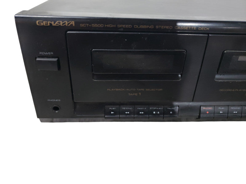 Vintage Optimus SCT-5500 High Speed Dubbing Cassette Deck