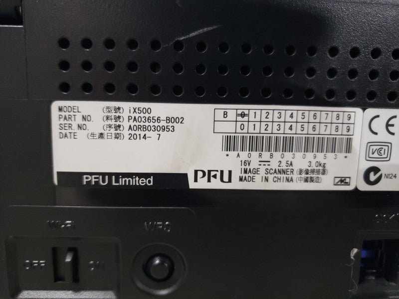 Fujitsu ScanSnap iX500 Scanner FI-IX500