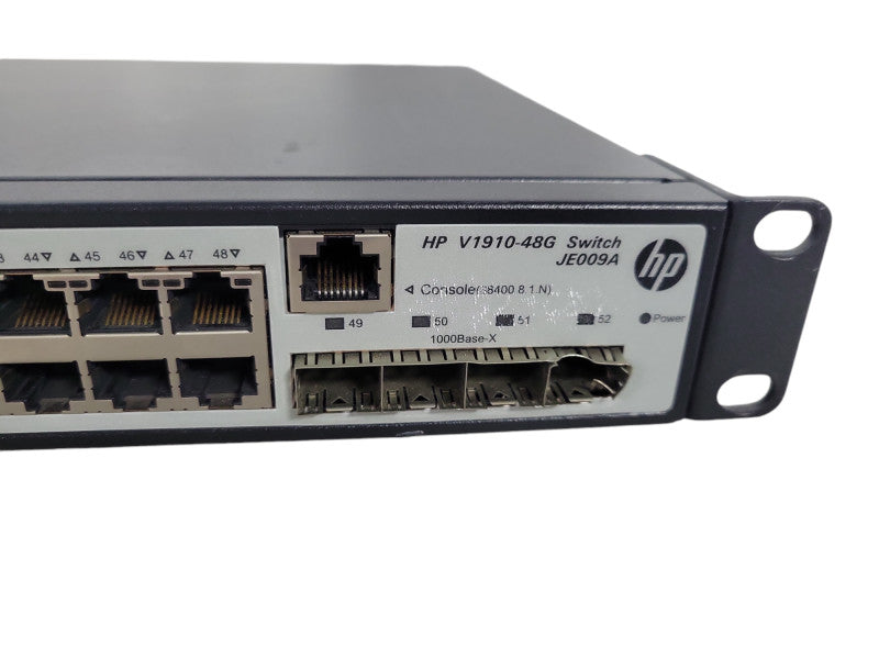HP V1910-48G JE009A Switch 48 Port Managed Gigabit Ethernet Switch !