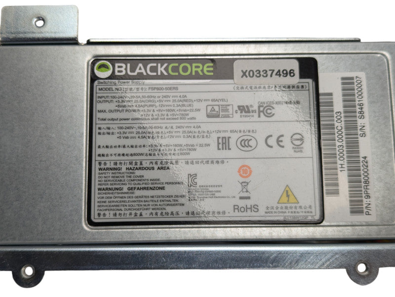BlackCore 800W Redundant Power Supply  -