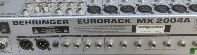 Behringer Eurorack MX 2004A | 16 Channel Mixer | *READ*