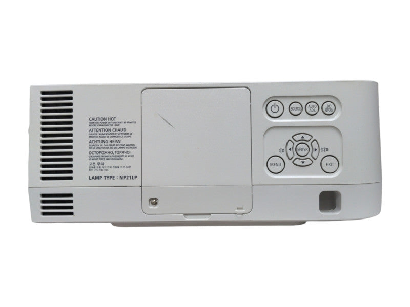NEC NP-PA550W 3LCD WXGA Projector 5500 Lumens, Lamp Hour: 300-600Hrs Q