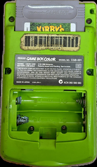 Nintendo GAME BOY COLOR GCB-001 Gaming Console READ!