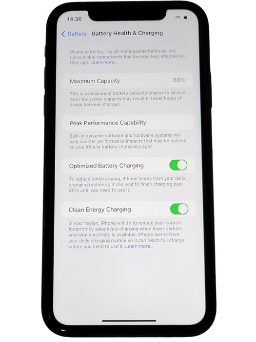 Apple iPhone 11 64GB 86% Battery Health, READ _