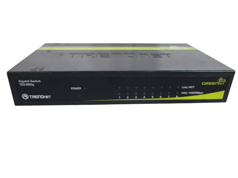 TRENDnet GREENnet TEG-S80G 8-Port Unmanaged Gigabit Ethernet Switch !