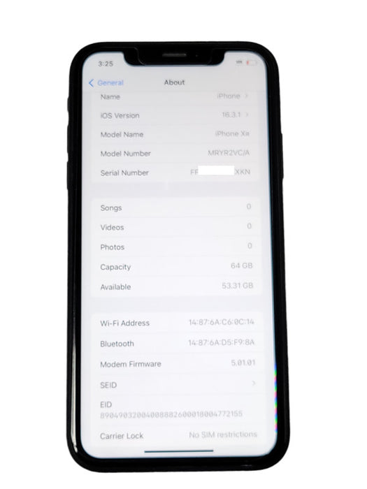 iPhone XR Unlocked 64GB Phone, READ _