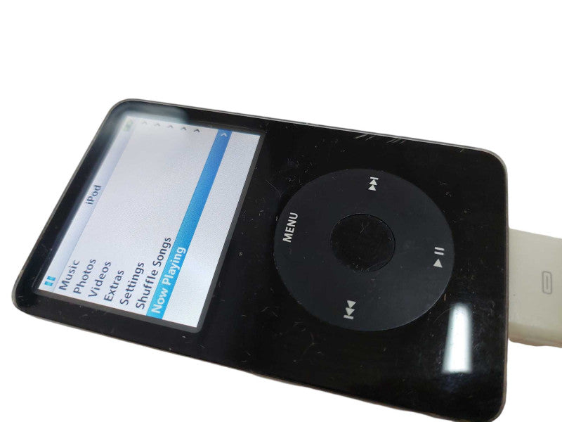 Vintage Apple 2005 5th Gen Black IPOD 60GB Model: A1136 with cable  =
