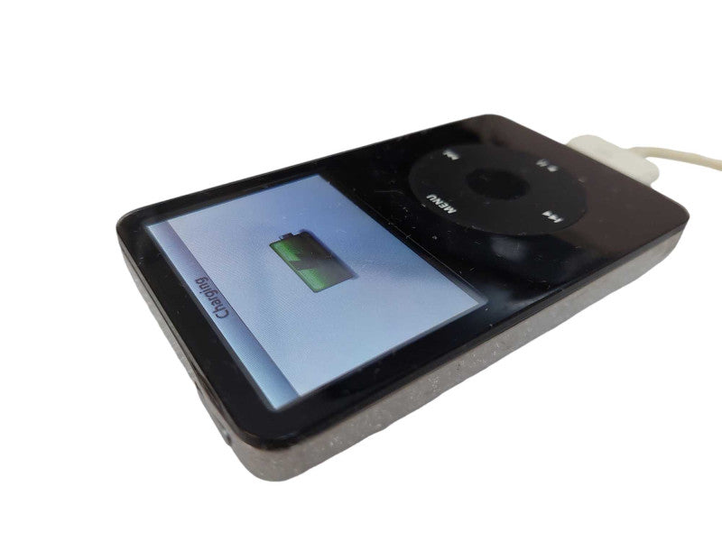 Vintage Apple 2005 5th Gen Black IPOD 60GB Model: A1136 with cable  =