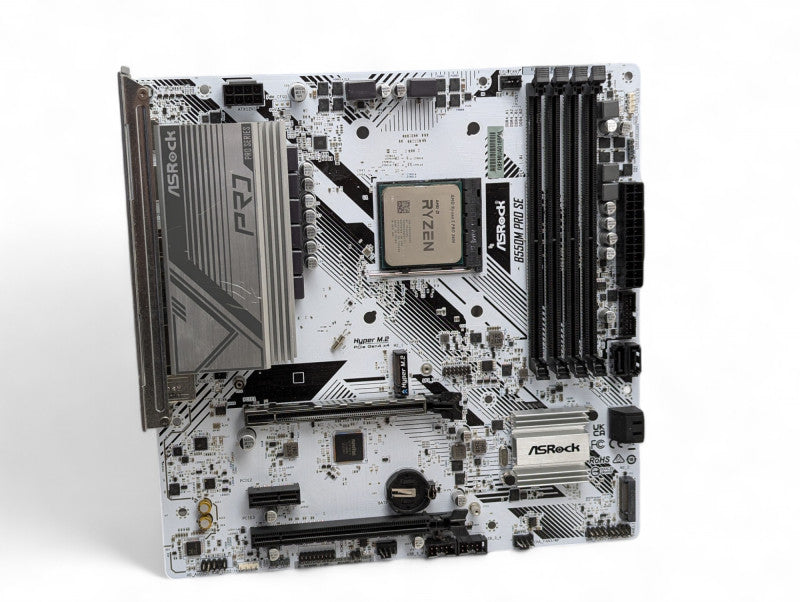 ASRock B550M Pro SE AM4 with Ryzen 5 3600 Micro ATX Motherboard Please READ  -