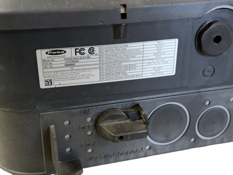 Fronius Symo 24.0-3 480 24 KW inverter  -