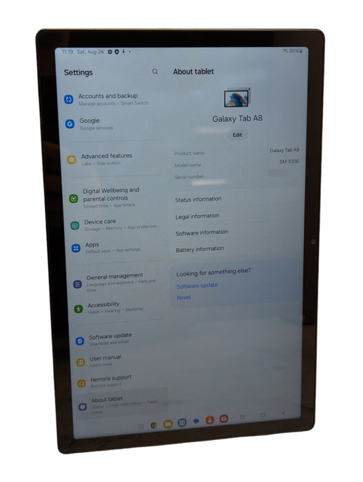 Samsung Galaxy Tab A8 SM-X200 32GB UNLOCKED Please READ  -