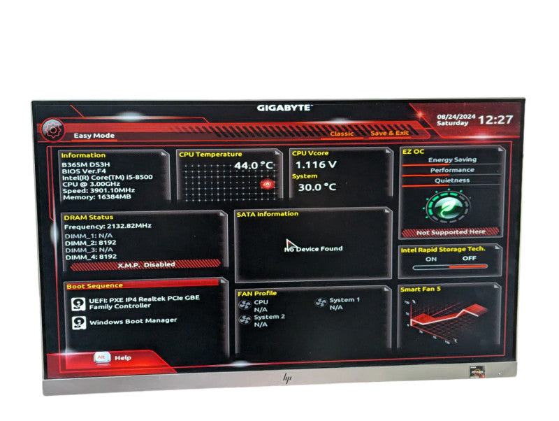 GIGABYTE B365M DS3H with Intel Core i5-8500 @ 3.00Ghz & 16GB RAM  -