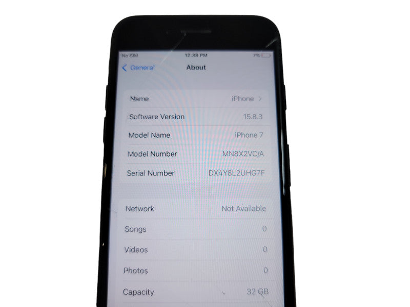 Apple iPhone 7 - 32GB - Black (*