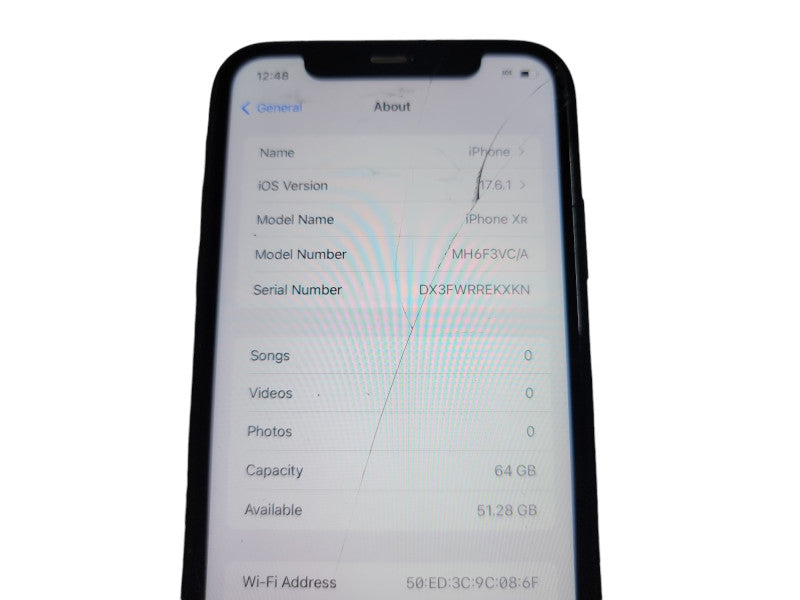 Apple iPhone XR - 64GB - Black [Read] (*
