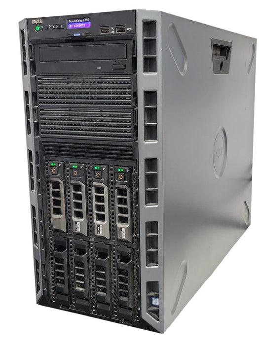 Dell PE T330, Xeon E3-1220 v5 3.00GHz, 16GB DDR4, 8x3.5", 2x PSU, 4x 2TB HDDs _