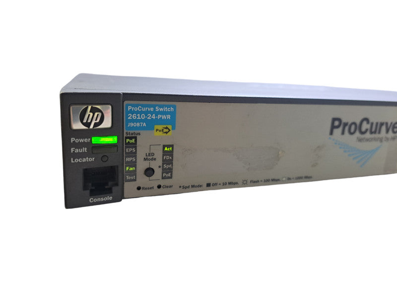 HP ProCurve 2610-24-PWR J9087A 24 Port Fast Ethernet PoE Switch