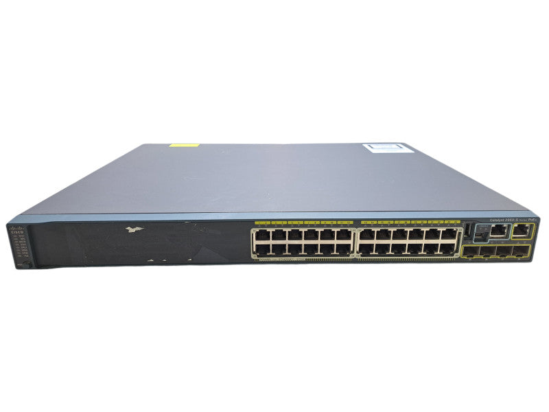 Cisco WS-C2960S-24PS-L V03 | 24-Port Gigabit PoE+ 370W Network Switch