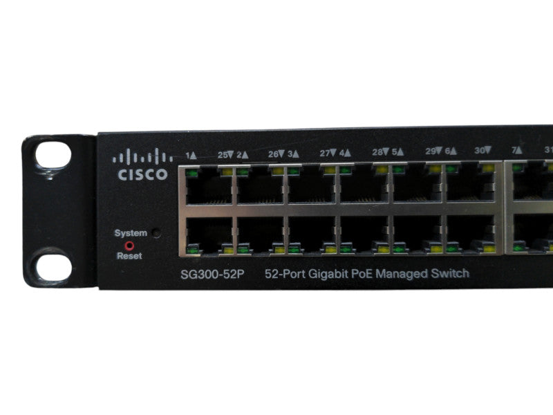 Cisco SG300-52P 52-Port Gigabit PoE Managed Switch