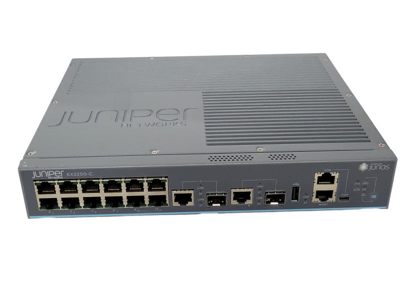 Juniper EX2200-C 12-Port Gig Ethernet PoE Network Switch EX2200-C-12T-2G SEE _