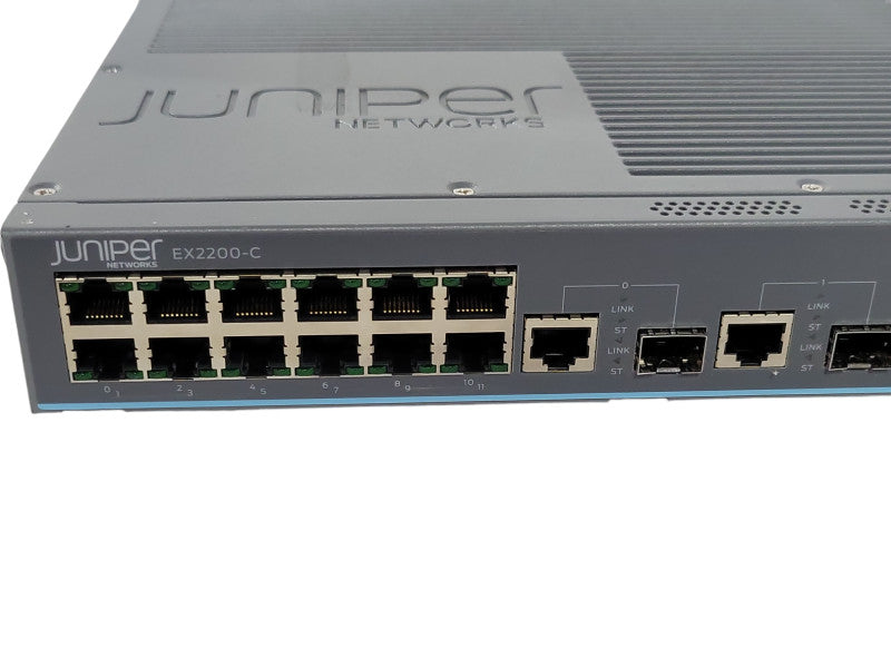 Juniper EX2200-C 12-Port Gig Ethernet PoE Network Switch EX2200-C-12T-2G SEE _