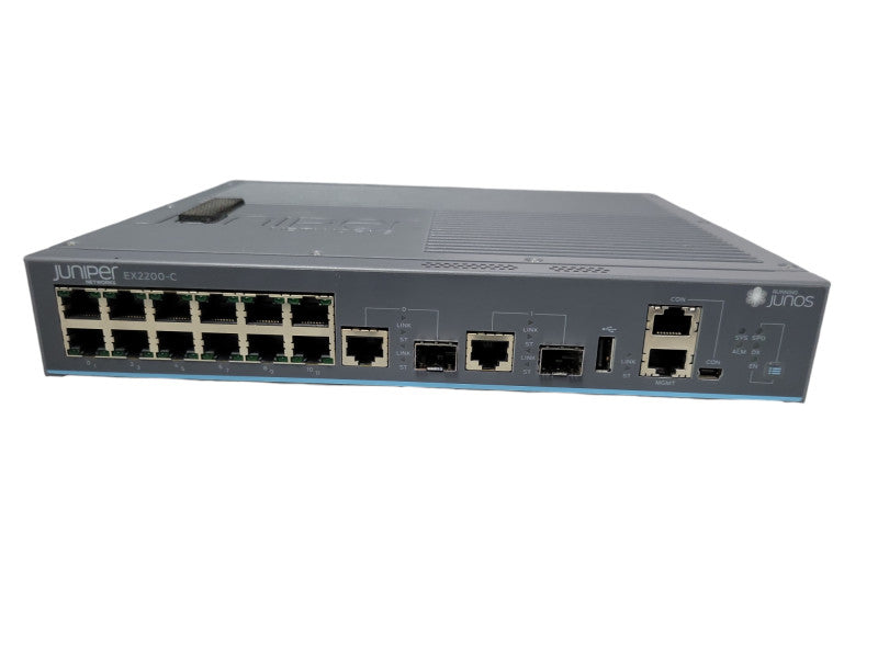 Juniper EX2200-C 12-Port Gigabit PoE Network Switch EX2200-C-12T-2G, READ  _