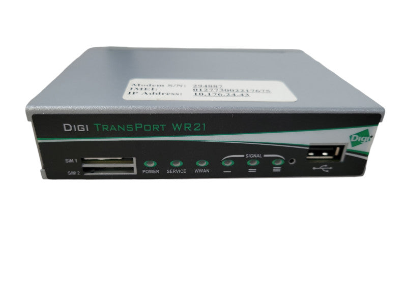 Digi TransPort WR21 WR21-L62B-DE1-SU  !