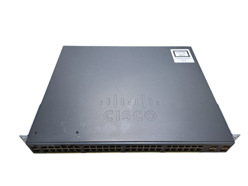 Cisco WS-C2960X-48FPS-L V04 | 48 Port Gigabit PoE+ 740W Switch | 4x SFP