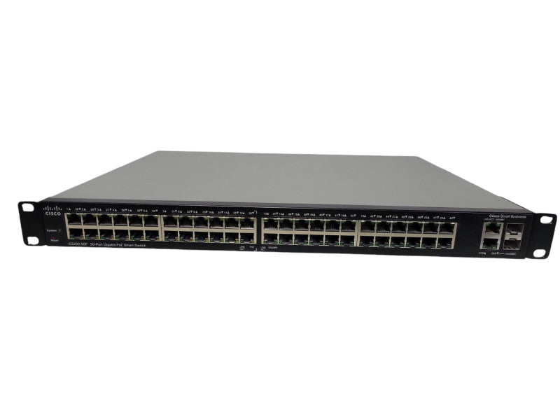 Cisco SG200-50 - 50 Port Gigabit Smart Network Switch with rack ears _