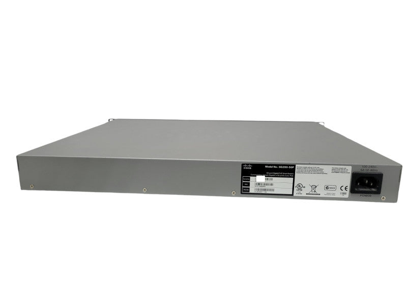 Cisco SG200-50 - 50 Port Gigabit Smart Network Switch with rack ears _