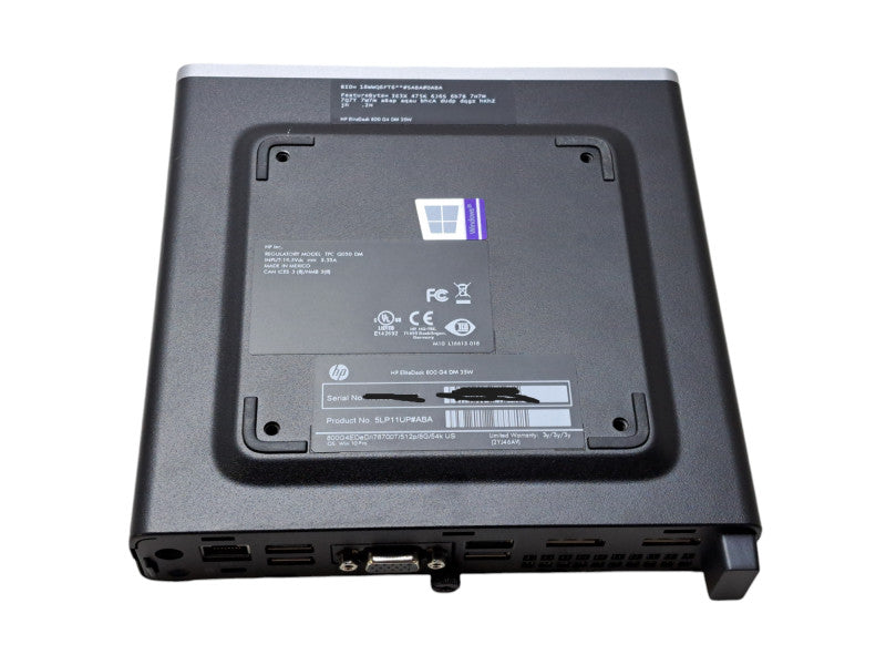 HP EliteDesk 800 G4 DM USFF | i7-8700T @ 2.40GHz 6C, 8GB DDR4, No HDD/OS