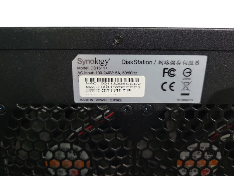 Synology DiskStation DS1511+ 5 Bay NAS, 5x 2TB 3.5"HDDs !