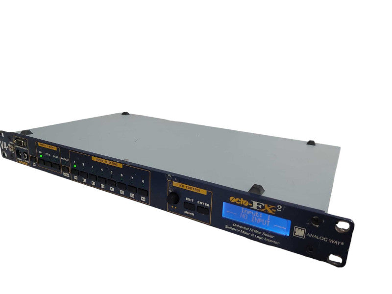 Analog Octo-FX 2 V4-1 Universal Hi-Res Scaler Switcher Mixer & Logo Inserter  =