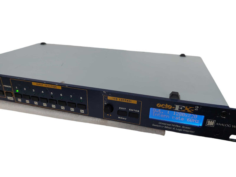 Analog Octo-FX 2 V4-1 Universal Hi-Res Scaler Switcher Mixer & Logo Inserter  =
