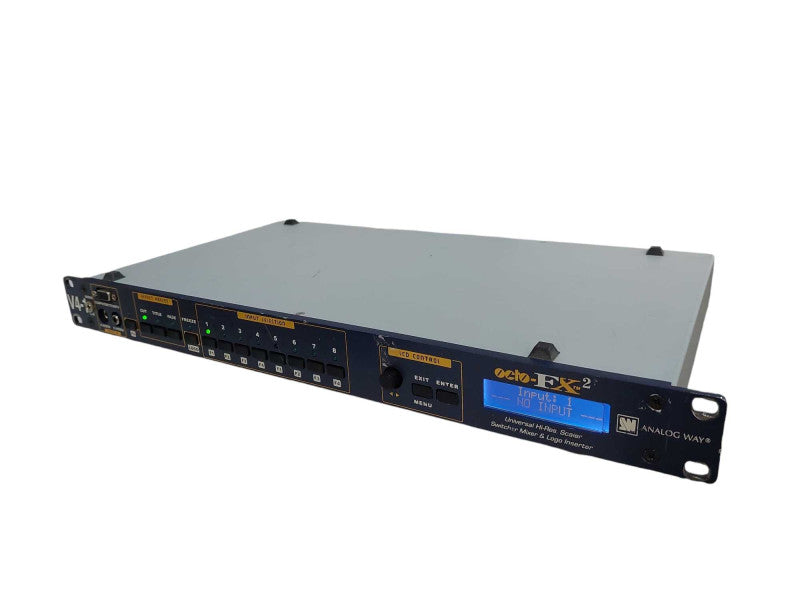 Analog Octo-FX 2 V4-1 Universal Hi-Res Scaler Switcher Mixer & Logo Inserter  =