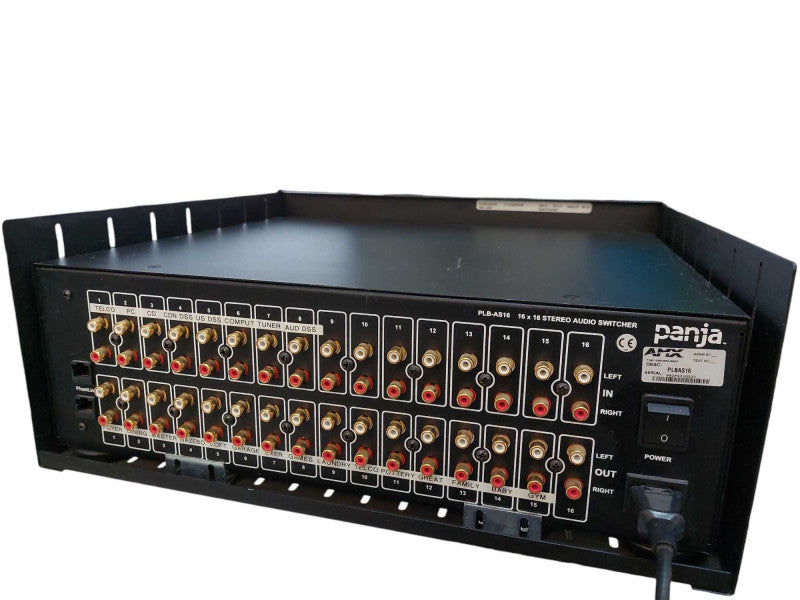 Panja  AMX  Model: PLB-AS16  16x16 Stereo Audio Switcher  =