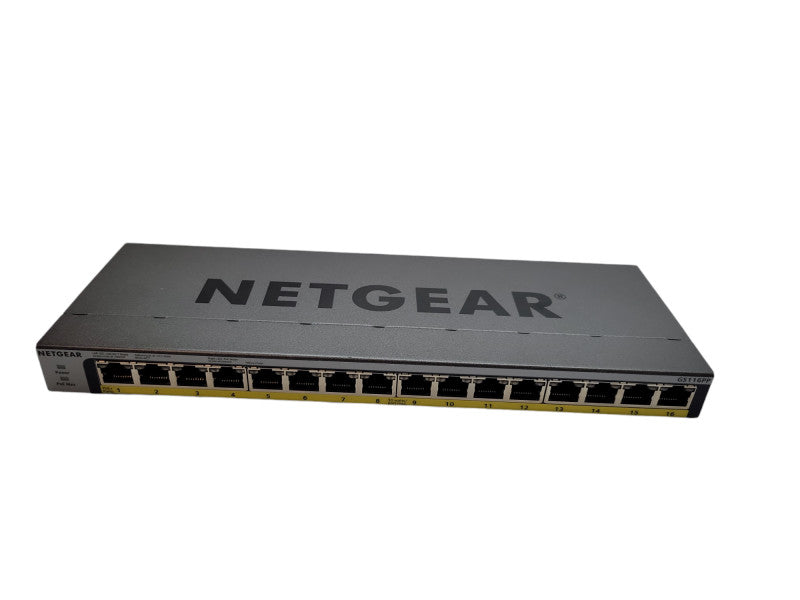 NETGEAR GS116PP 16-Port Gigabit PoE+ Switch %
