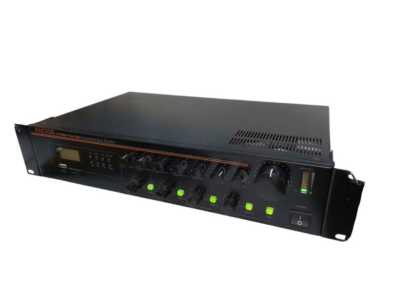 Factor Four Zone Commercial Mixer Amplifier Model: X-7240-4  =