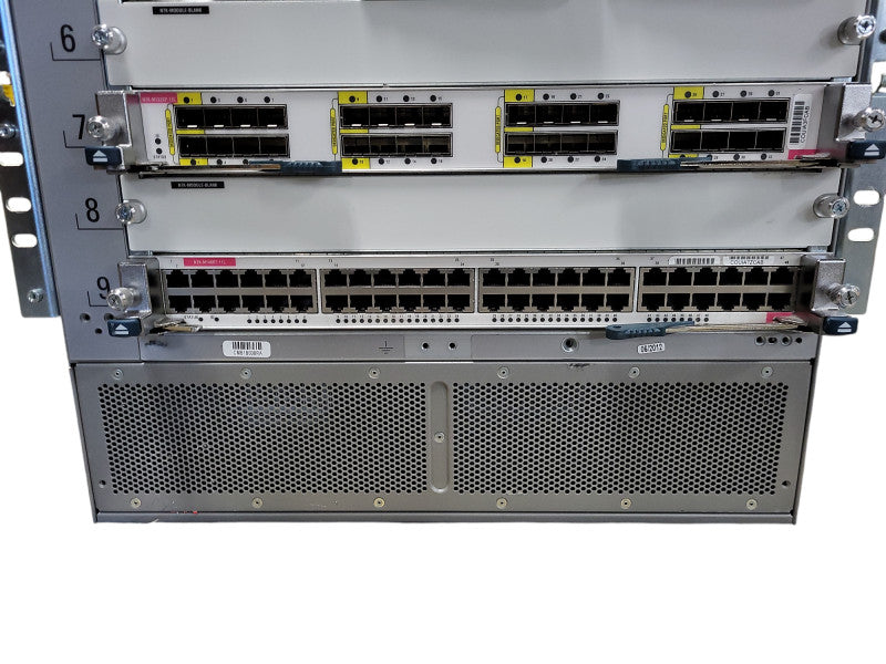 Cisco N7K-C7009 Nexus 7000 2x SUP2E 2x M132XP-12L 2x M148GT-11L 5x C7009-FAB-2 $