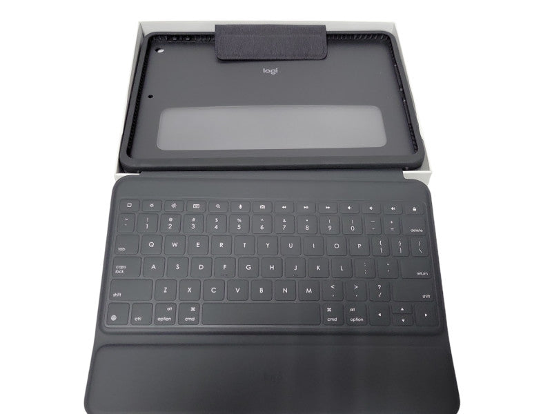 Open-Box Logitech Rugged Folio iPad (7th and 8th generation) Keyboard Case  _