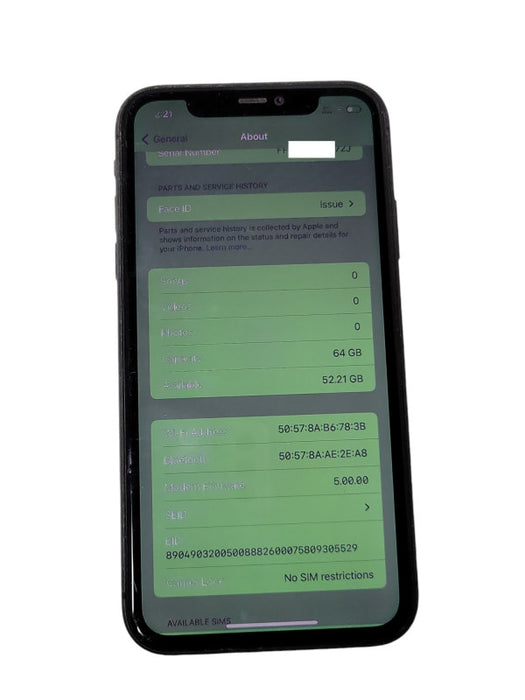 Apple iPhone 11 64GB UNLOCKED, READ Detail _