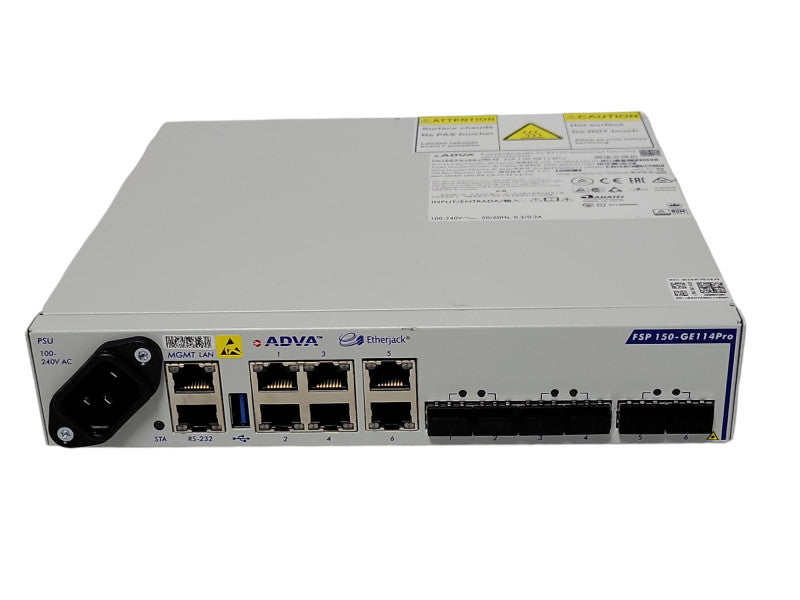 ADVA FSP 150-GE114PRO Network Carrier Switch, READ _