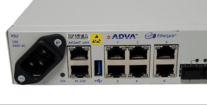 ADVA FSP 150-GE114PRO Network Carrier Switch, READ _