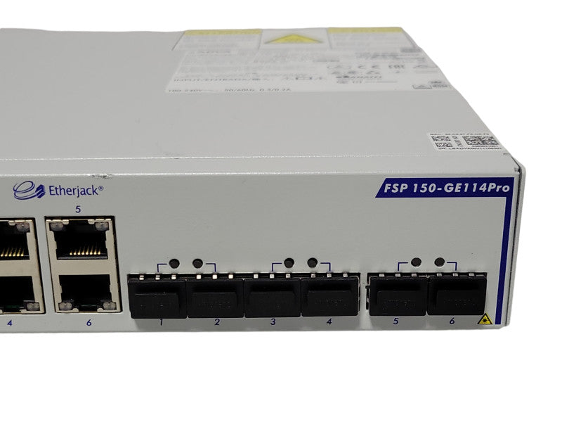 ADVA FSP 150-GE114PRO Network Carrier Switch, READ _