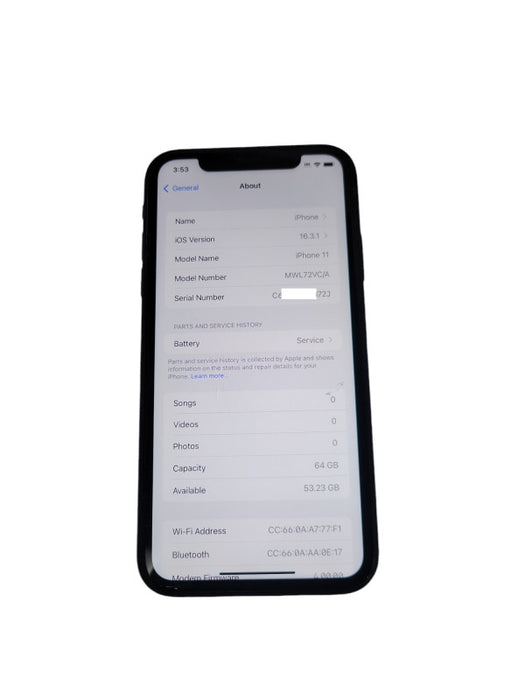 Apple iPhone 11 64GB unlocked phone  _